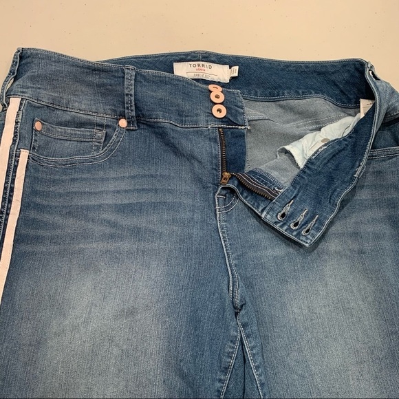 Torrid Jegging Adult Size 18R Blue Skinny Ankle High Rise Women - Picture 6 of 12
